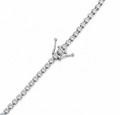 Pulsera Tennis de 1 ct de Diamantes Naturales en Oro blanco de 18k