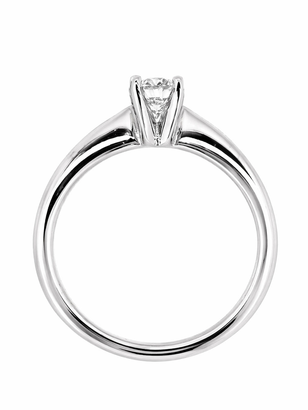 Anillo Eterna Lumina – Diamante Natural Certificado GIA en Oro Blanco 18k